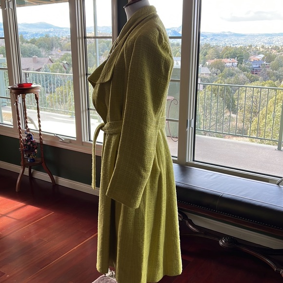 Coat & Matching Sheath Dress Vintage Ann Klein New York - Picture 8 of 15